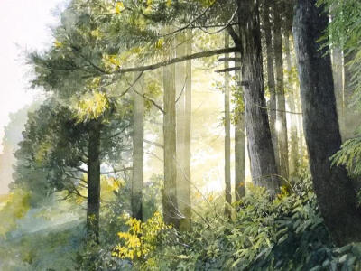 日本的水彩画家--Abe Toshiyuki阿部俊之