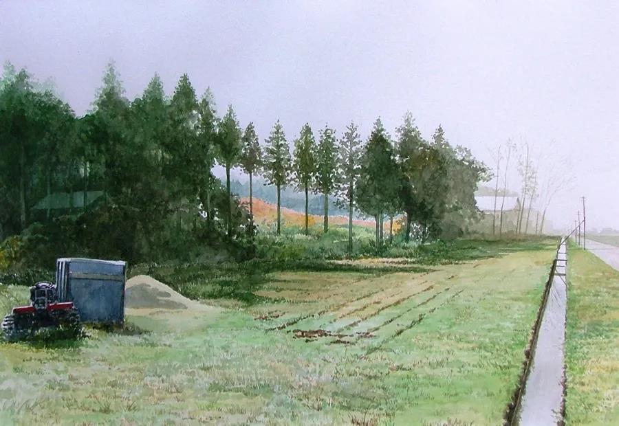 日本的水彩画家--Abe Toshiyuki阿部俊之