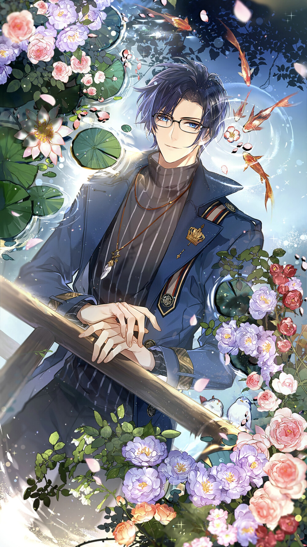 「时空中的绘旅人」/「司岚」【周年庆·ssr·枫影湖光·突破前·紫蔷