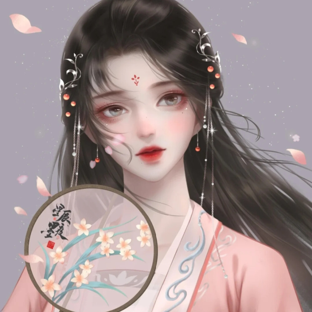 手绘头像｜女头~
画师：星辰墨夜