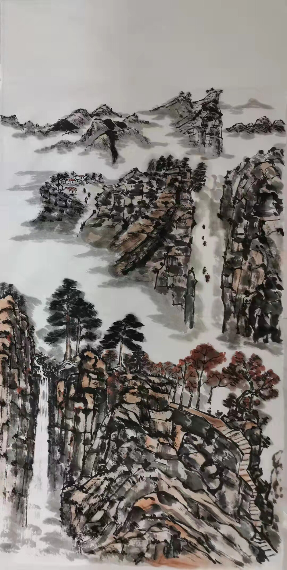 李孟贤l山水人物画
只要坚持不懈，有方法地去学习练习，临摹、锻炼技能和创意思维，一定可以越画越好