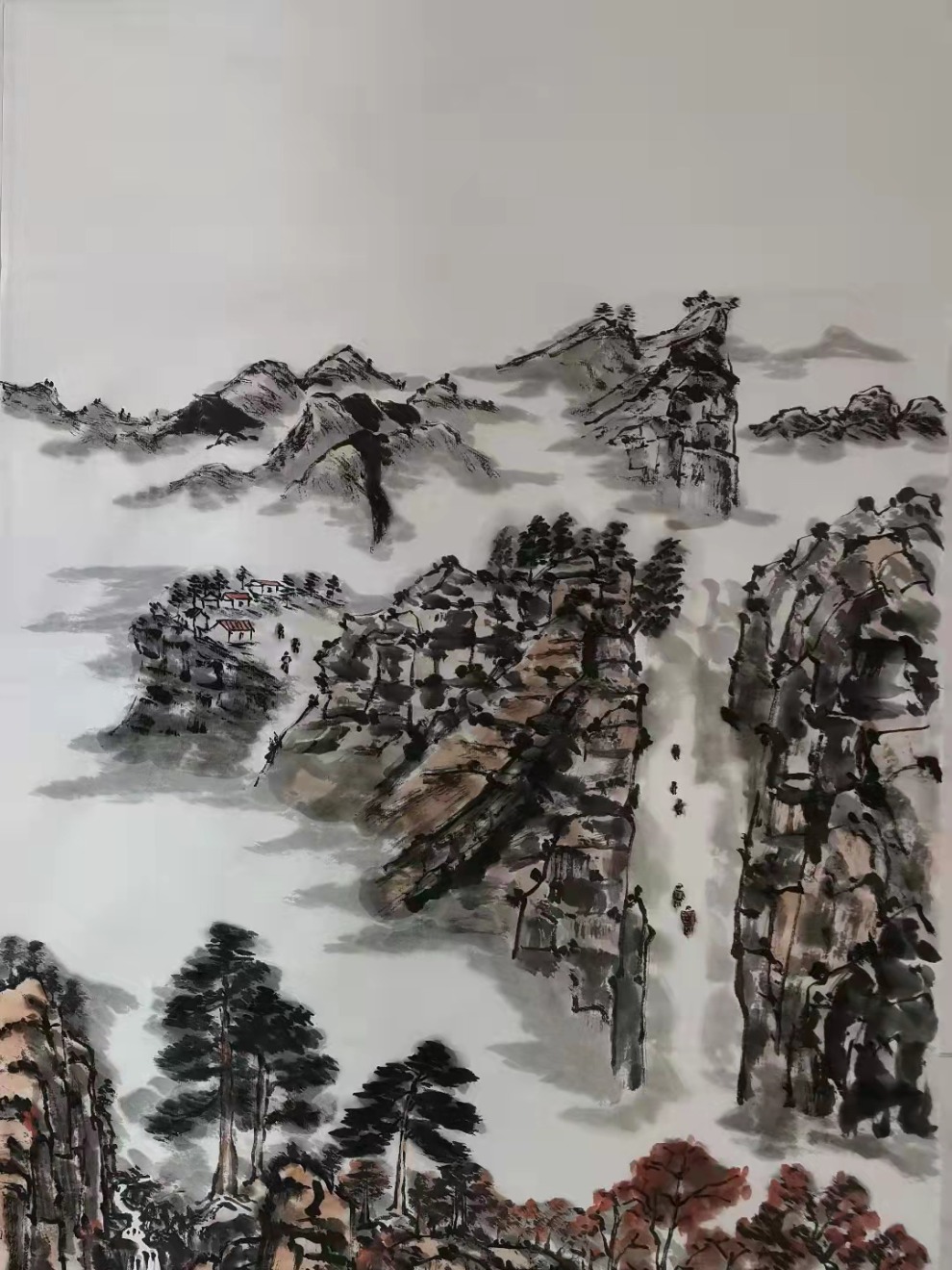 李孟贤l山水人物画
只要坚持不懈，有方法地去学习练习，临摹、锻炼技能和创意思维，一定可以越画越好