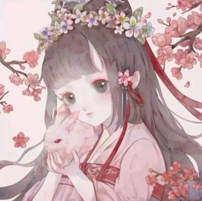 微信背景套图动漫女头古风