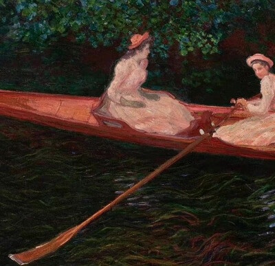 “The Canoe on Epte“, Claude Monet ​​​