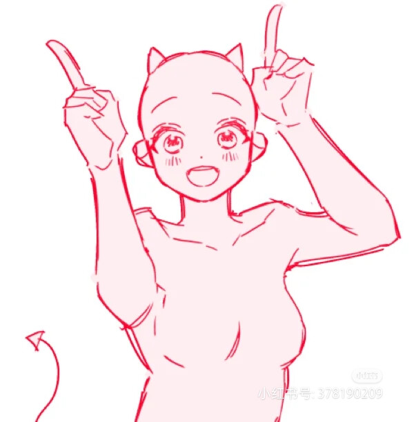 侵删，网图，动漫人物模板