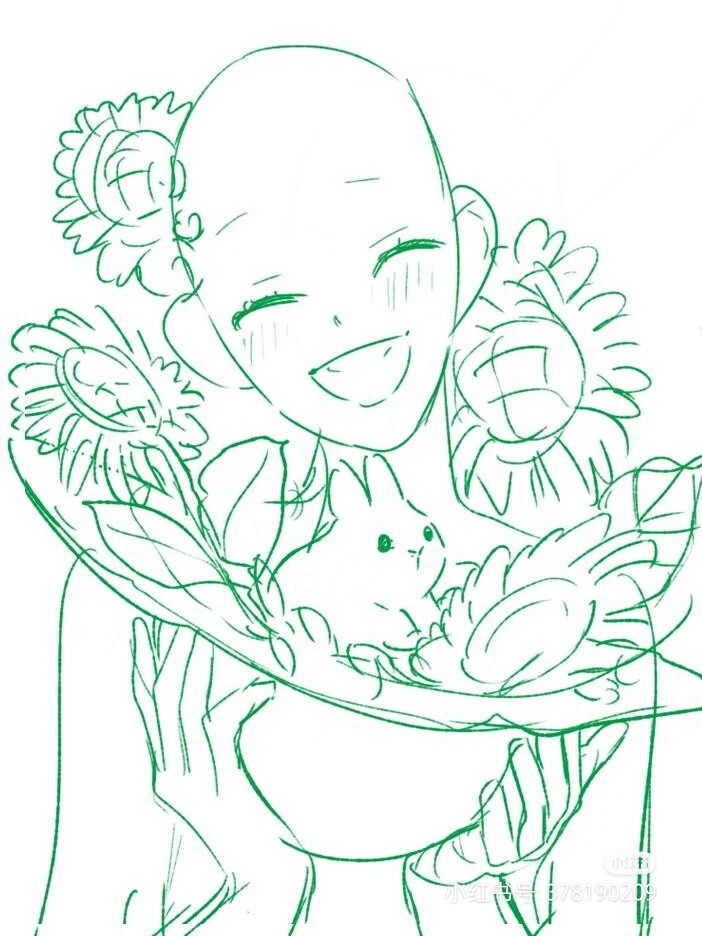 侵删，网图，动漫人物模板