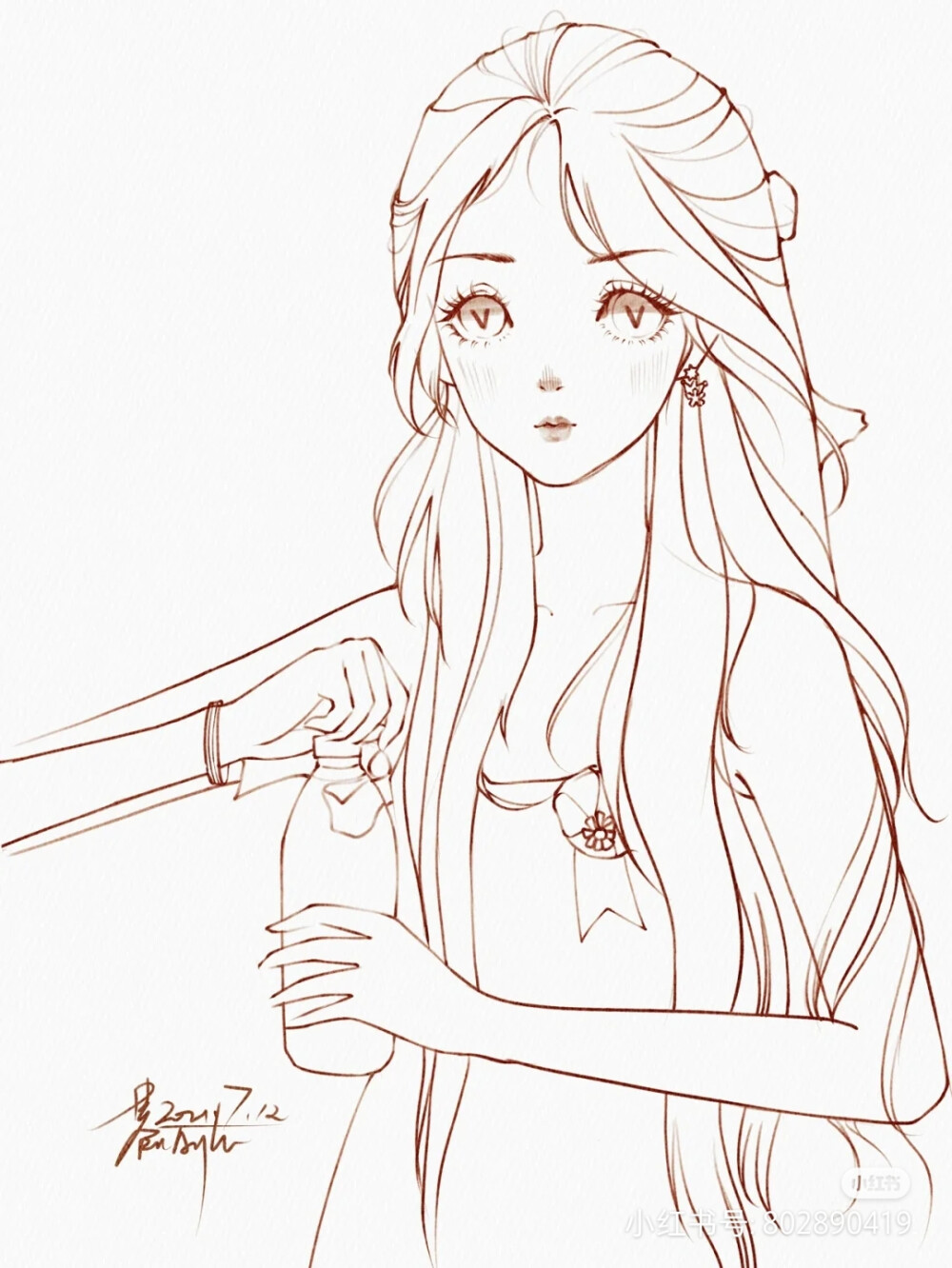 侵删，网图，动漫人物模板