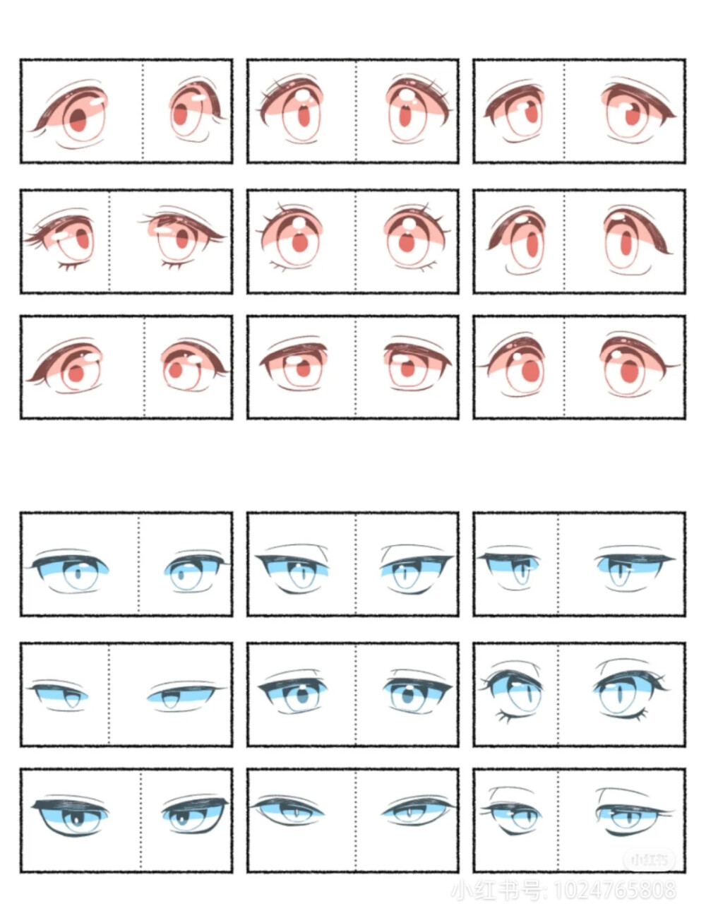 侵删，网图，动漫人物模板