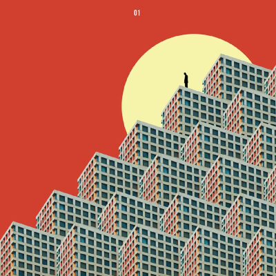 马来西亚设计师 Andiry Tan 的《城市拼贴》系列作品。