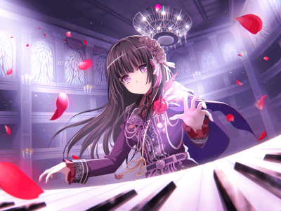 Roselia——白金燐子 常驻卡牌-无期限
〔★★★ 我该怎么办……〕特训后