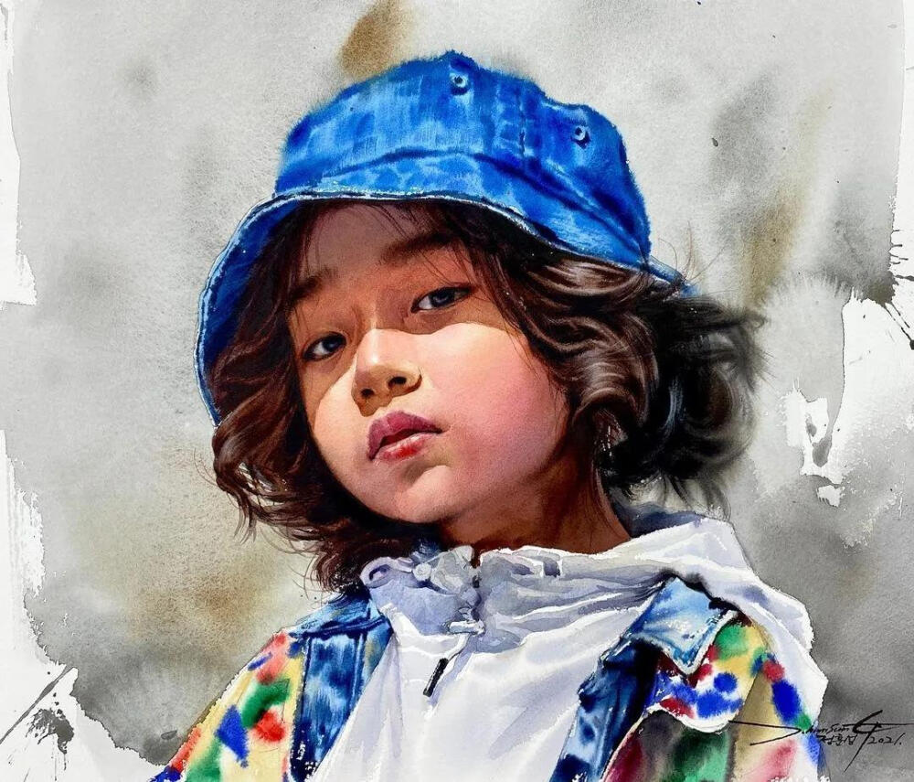 水彩画家、水彩培训师:J.hunsung（郑勋成）