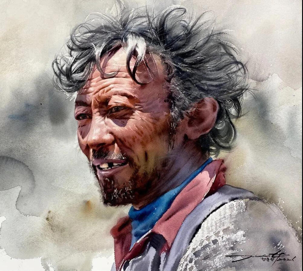 水彩画家、水彩培训师:J.hunsung（郑勋成）