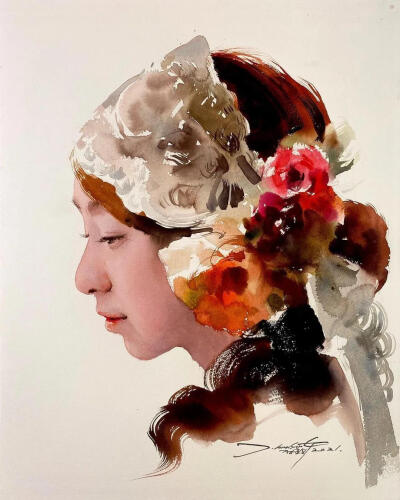 水彩画家、水彩培训师:J.hunsung（郑勋成）