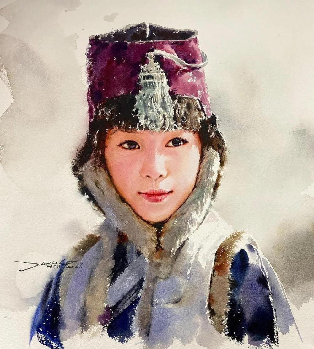 水彩画家、水彩培训师:J.hunsung（郑勋成）