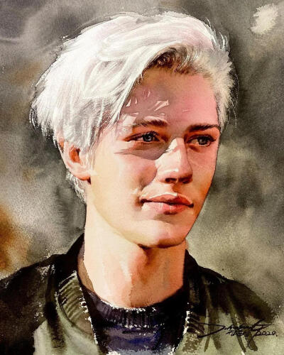 水彩画家、水彩培训师:J.hunsung（郑勋成）