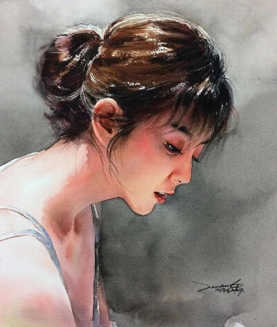 水彩画家、水彩培训师:J.hunsung（郑勋成）