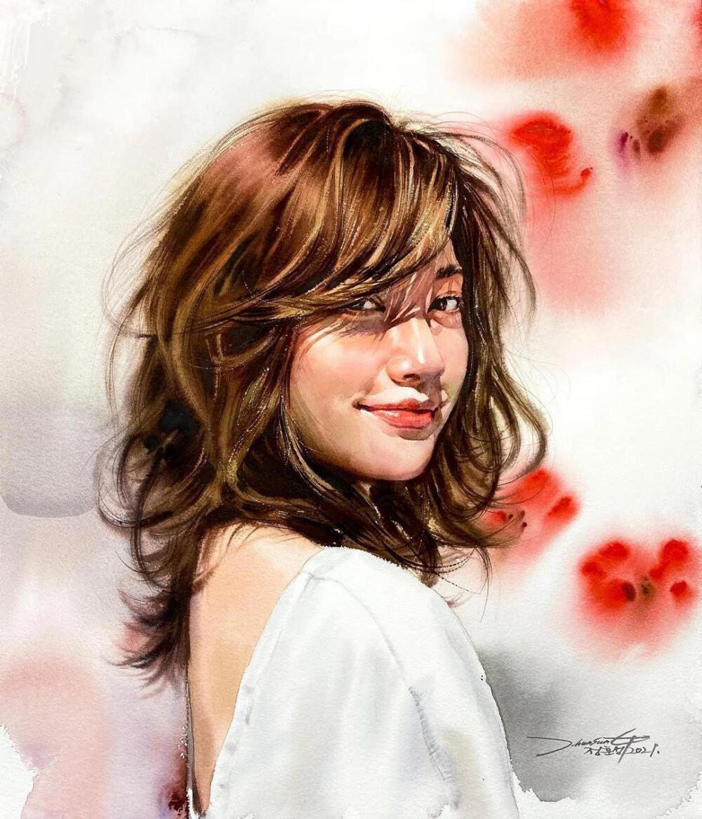 水彩画家、水彩培训师:J.hunsung（郑勋成）