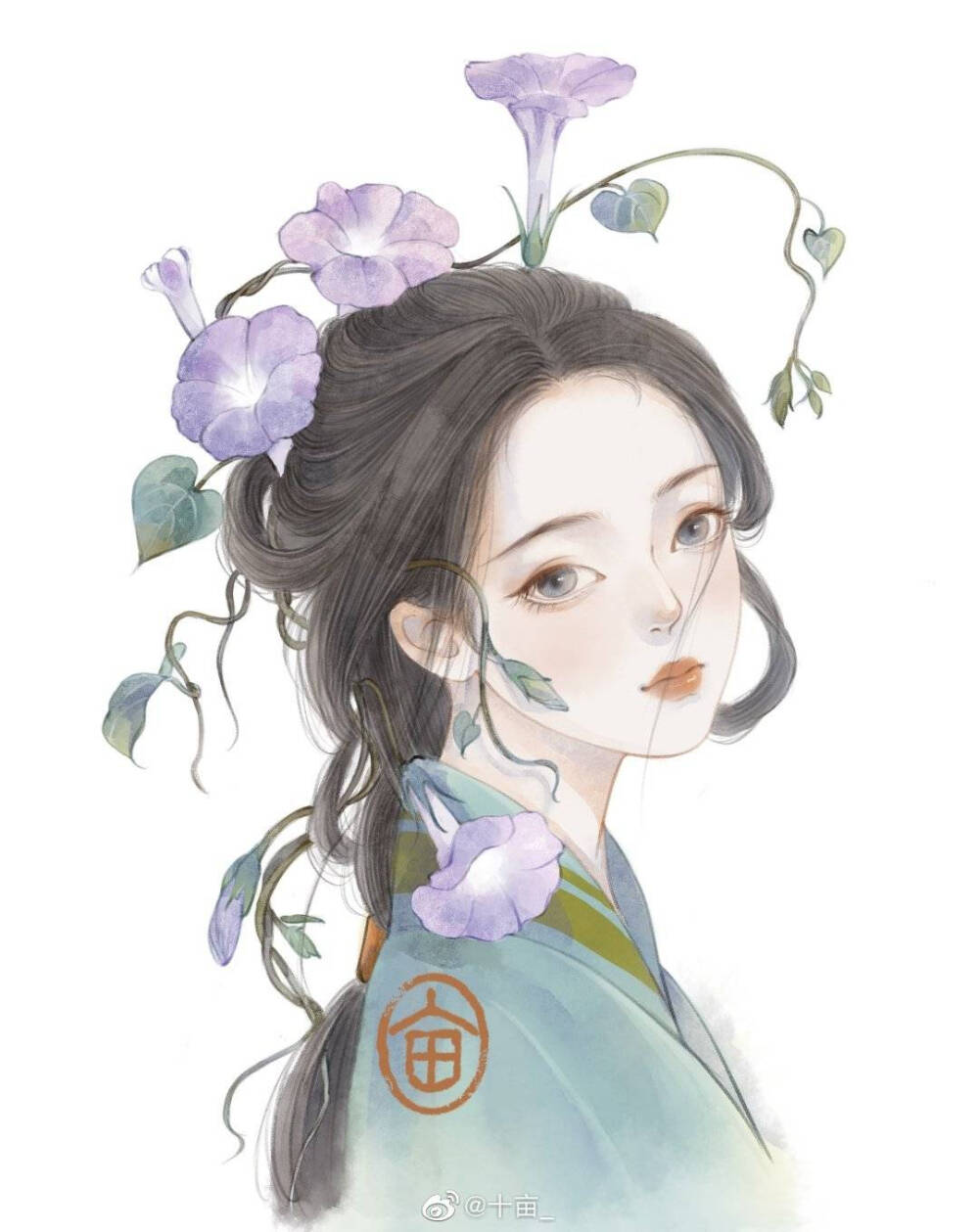 （古风美人）画师：十亩