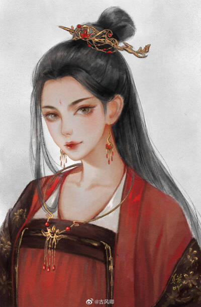 （古风美人）画师：猫吖77