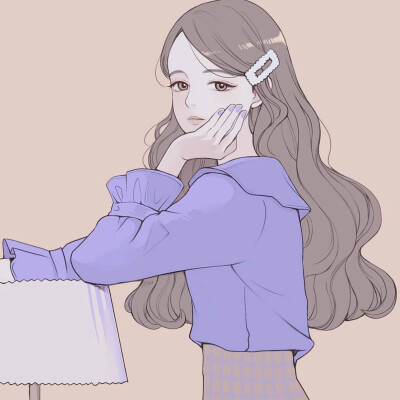 女生头像｜插画
画师：yooo_ri
#温柔风格#女孩#
