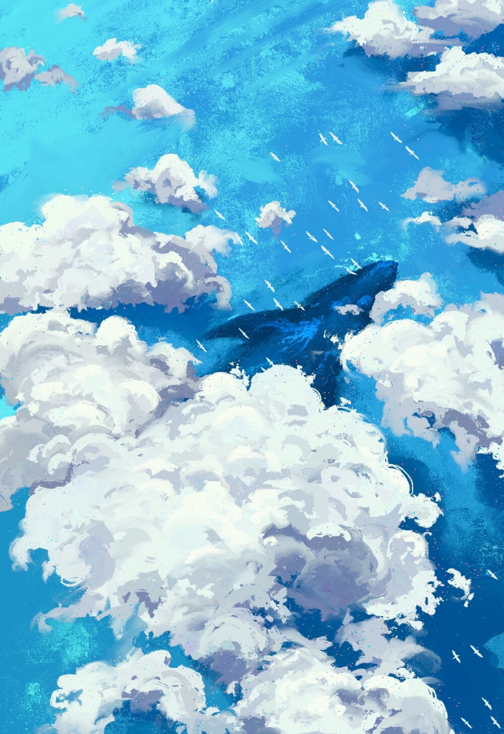 《台风眼》封面画师画的一些壁纸~
拿走dd