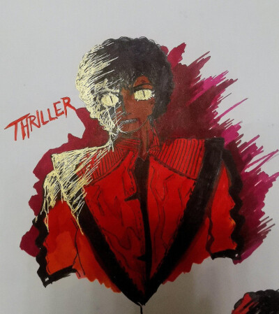 致敬thriller.
