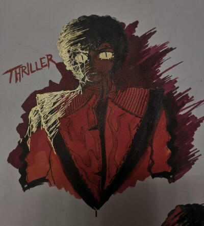 致敬thriller.
