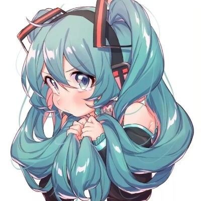 动漫女头可爱 初音未来