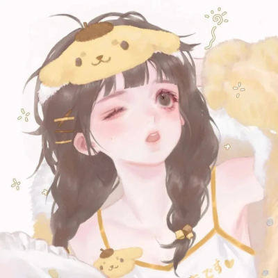 二次元动漫闺蜜头像