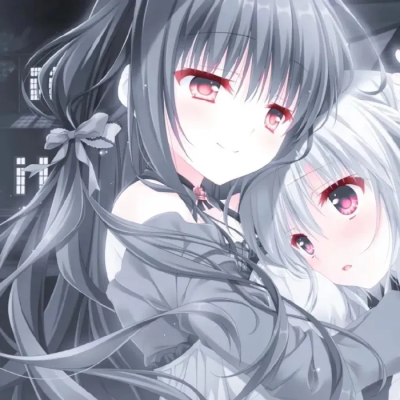 二次元动漫闺蜜头像