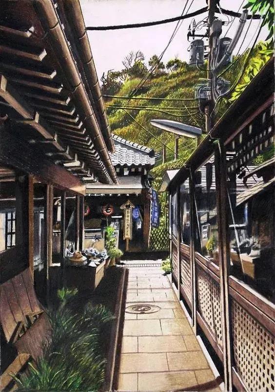 Ryota Hayashi是一位日来自本东京的彩铅画家，他的绘画风格可以很明显地看出，偏向细腻、写实。
