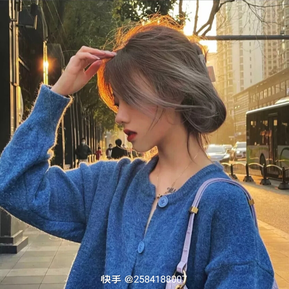 ins高质量女生头像 图源快手