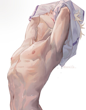 杀生丸  画师：wb @Mmmilk_