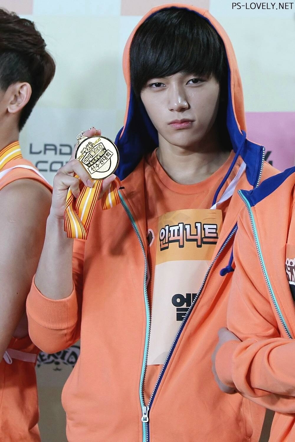 运动场上的金明洙