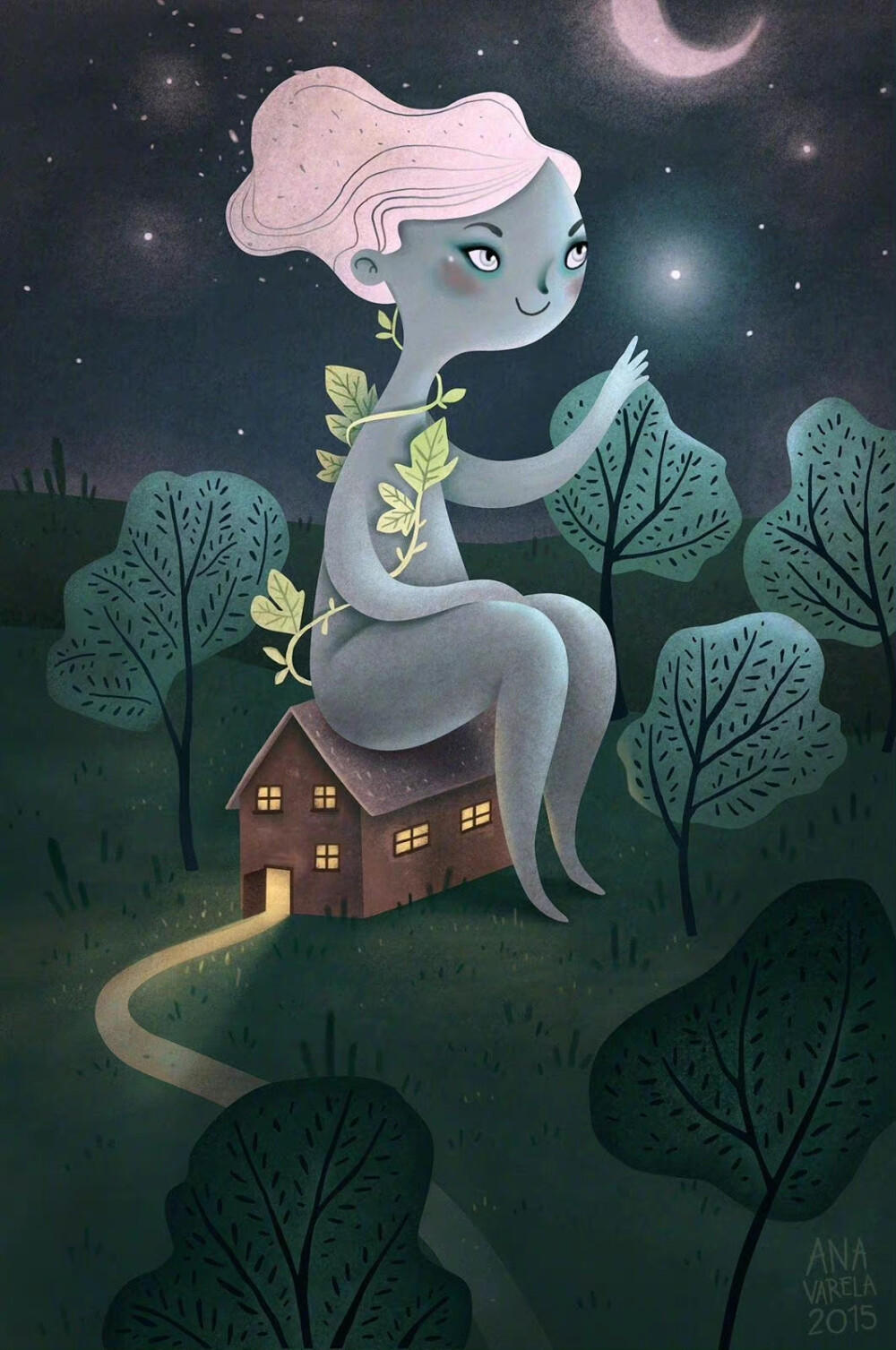 插画师 Ana Varela 