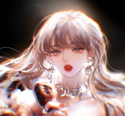 晓妆初过，沈檀轻注些儿个。向人微露丁香颗，一曲清歌，暂引樱桃破。
罗袖裛残殷色可，杯深旋被香醪涴。绣床斜凭娇无那，烂嚼红茸，笑向檀郎唾