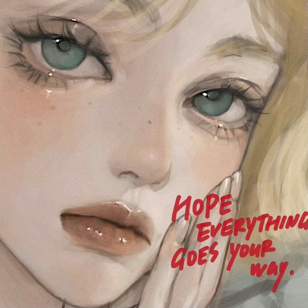 动漫插画 女生头像