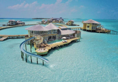 马尔代夫酒店，水屋