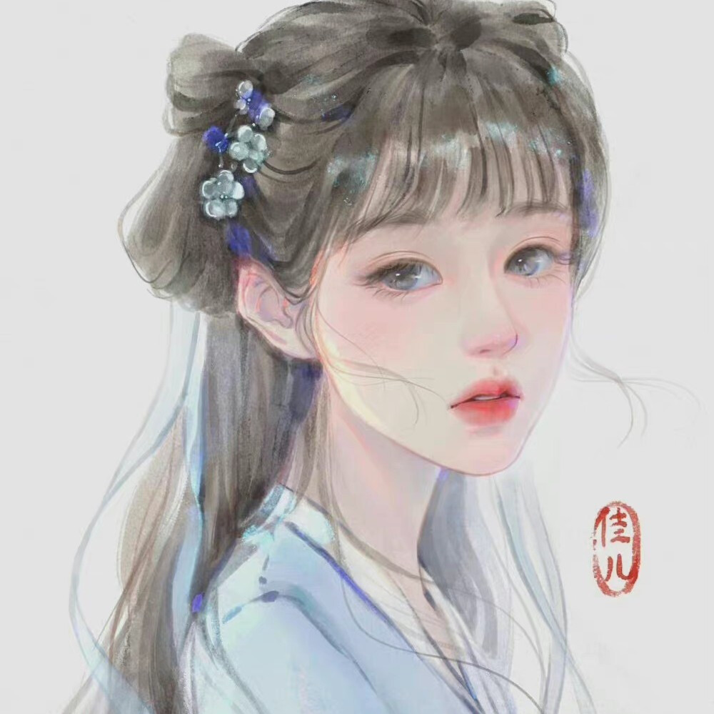 古风头像
画师：佳儿 ​