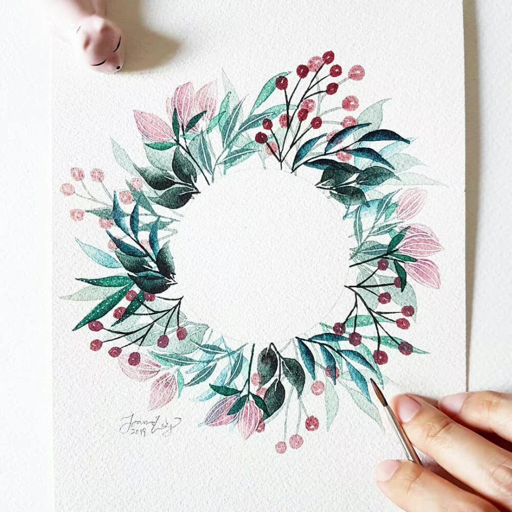 植物绘inslettersoflovebyjo67