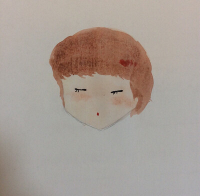 情侣头像 情头 手绘 水彩 小清新 优雅 可爱 原创