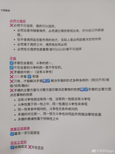 7页纸搞掂选择题的错❎对√项——背完不丢分啦 腿姐已总结好这些易错混淆点啦 不少同学都已二刷完肖千题啦 错的还这么多 快来试下背这个 再做则不会这么难堪啦#考研# #考研政治# ​