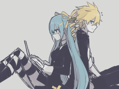 葱蕉，蕉葱，miku，len，镜音连，初音未来