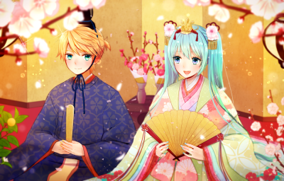 葱蕉，蕉葱，miku，len，镜音连，初音未来