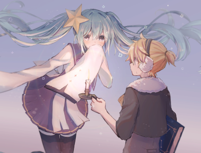 葱蕉，蕉葱，miku，len，镜音连，初音未来