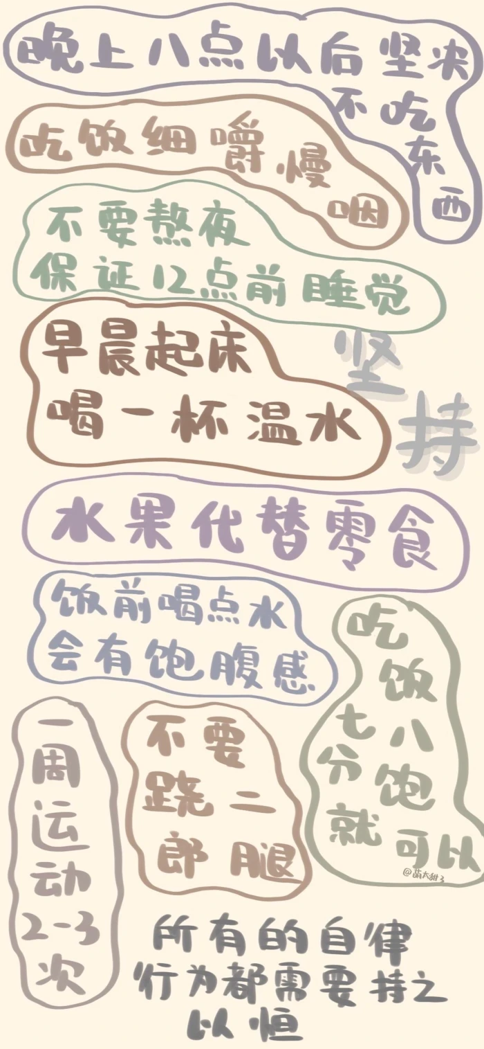 减肥壁纸｜减肥文字壁纸