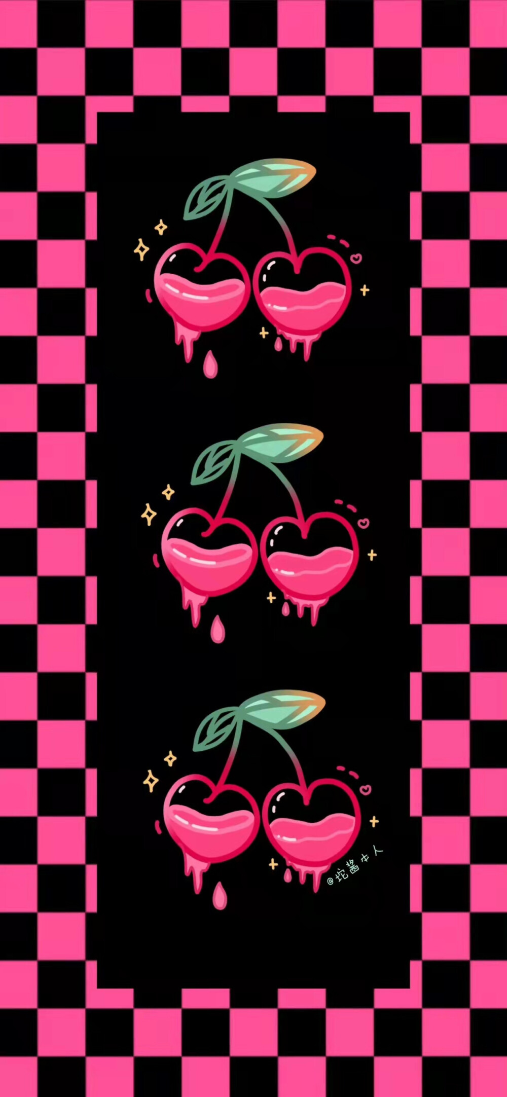 壁纸 棋盘格Ⅰ舍友都在睡大觉，我偷偷出去捡垃圾，比她们都有钱，卷死她们