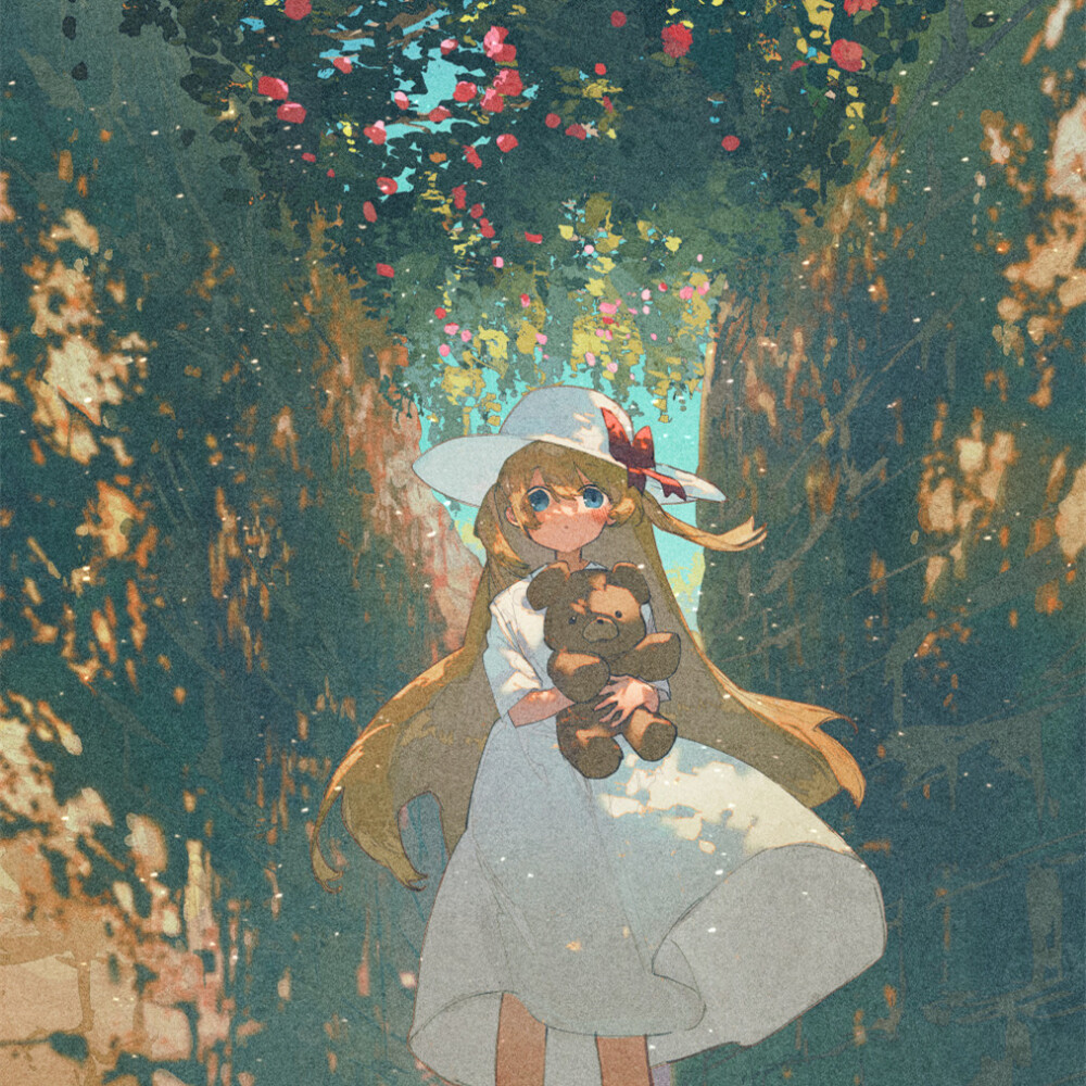 唯美意境头像◇虎斑自截 图片来源：pixiv