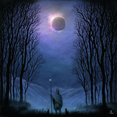 阴森而迷幻的插画，插画师 Andy Kehoe 