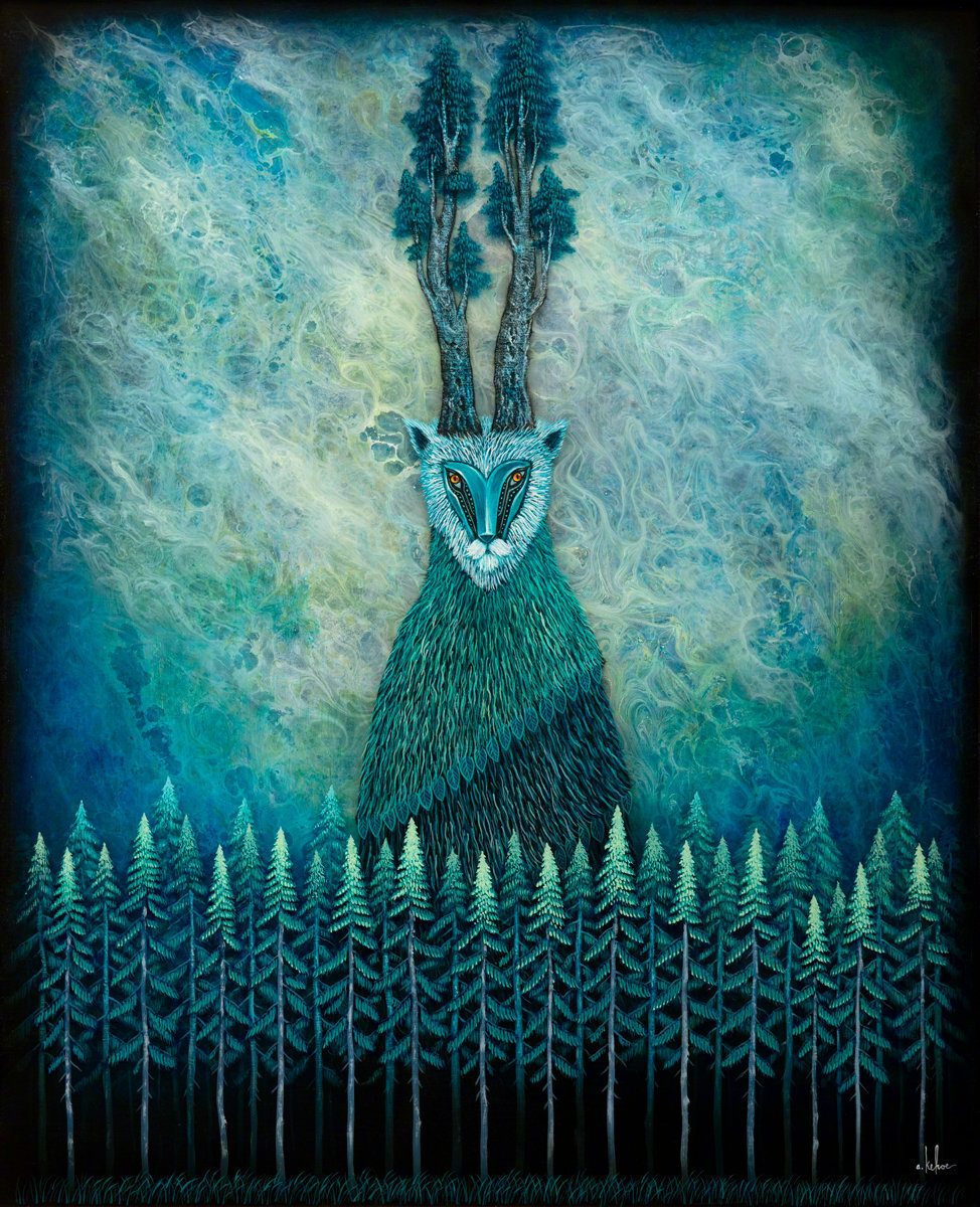 阴森而迷幻的插画，插画师 Andy Kehoe 